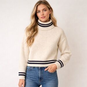 Roller Rabbit Kiara Turtleneck Sweater Size Small